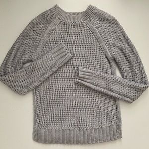 Banana Republic silver/grey Cable knit sweater, XS